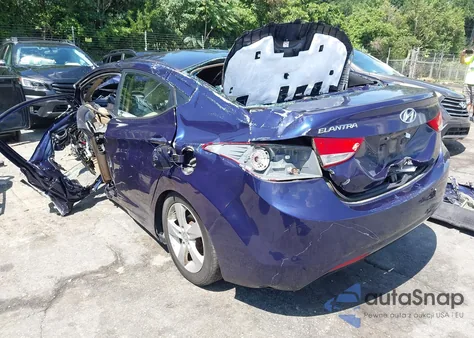 2013 Hyundai Elantra Gls z USA, uszkodzony, nr VIN 5NPDH4AE1DH434402